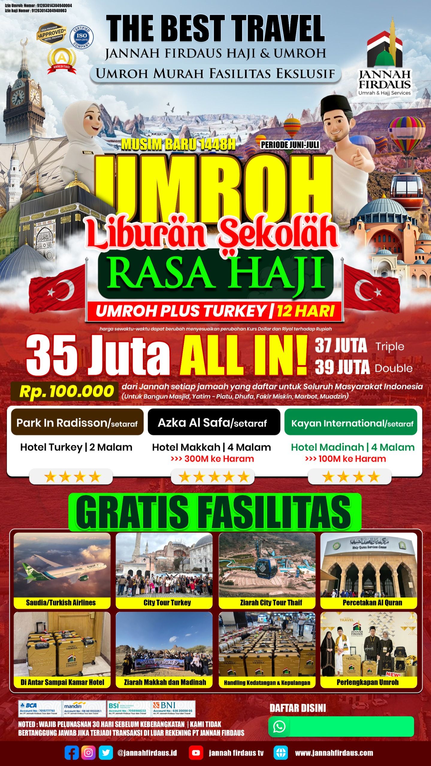 Paket Umroh Plus Turkey